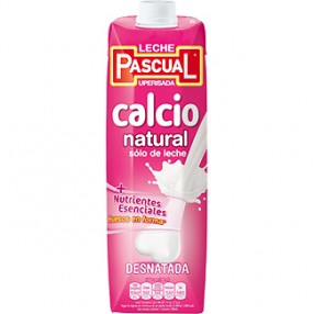 PASCUAL leche desnatada con calcio 1 l